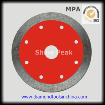 Continuous Rim Diamond Saw Blade for Marble and Ceramic Cutting